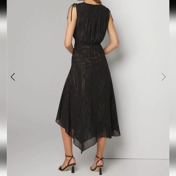 Sleeveless Drop Waist Midi Dress - Picture 4 of 7